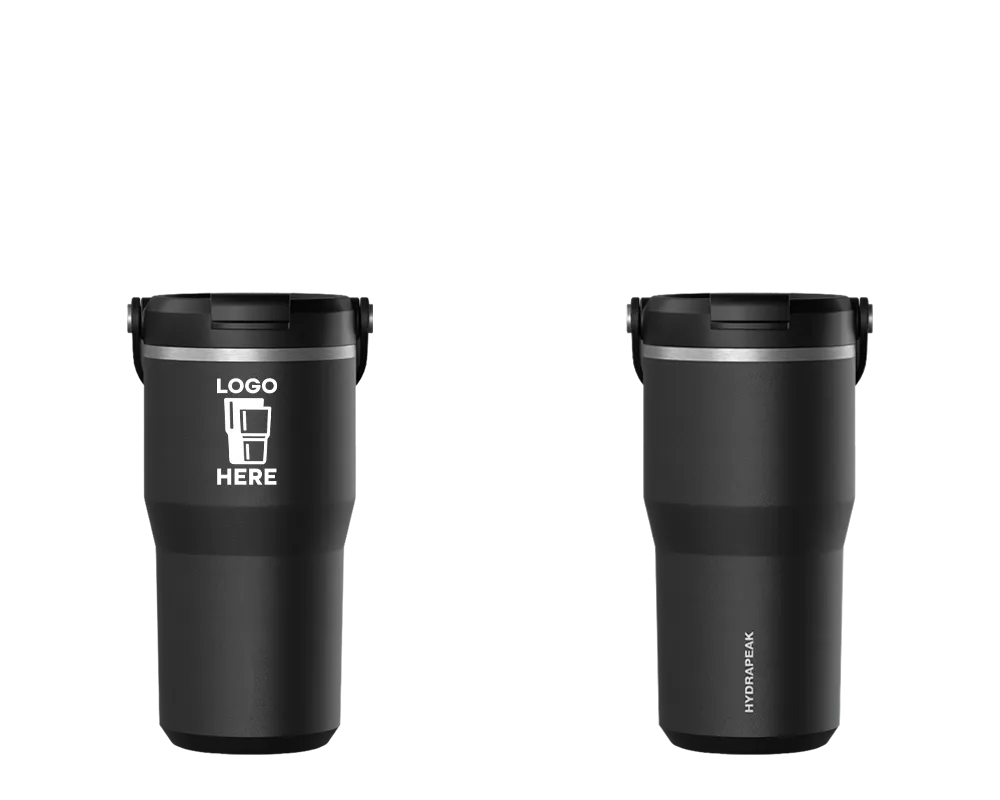 Hydrapeak Nomad Tumbler Black Color Print