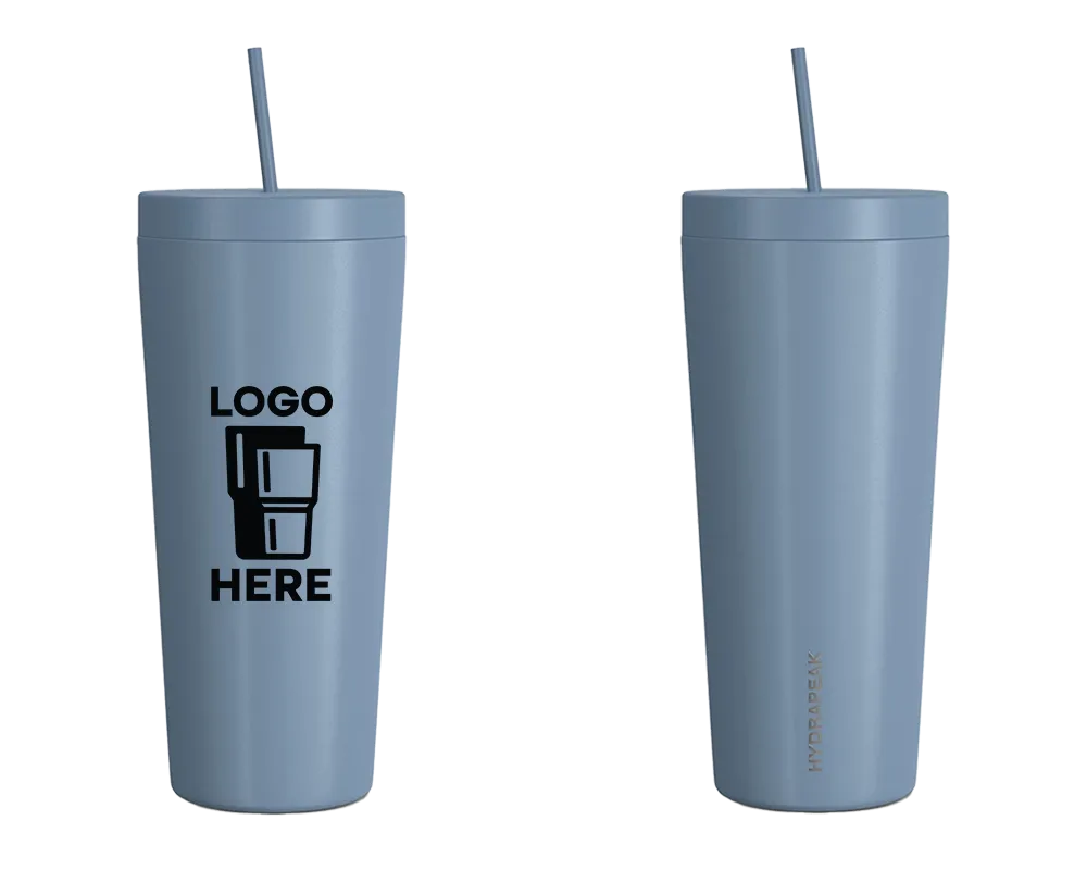 Hydrapeak Traveler Tumbler w/ Straw Lid Storm Color Print