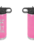 Polar Camel Water Bottle Pink Laser Engrave
