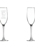 Champagne Flute Glass Laser Engrave
