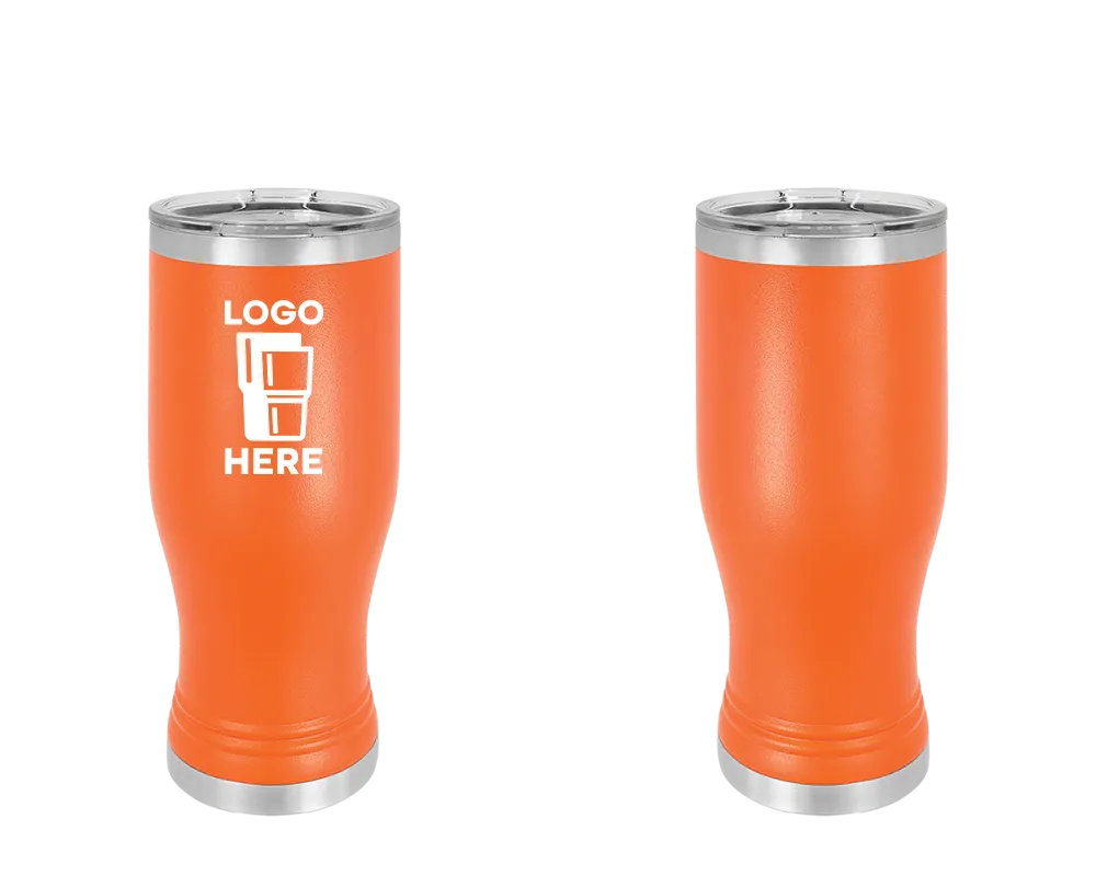 Polar Camel Pilsner Tumbler Orange Color Print