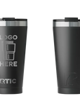 RTIC Essential Pint Tumbler Black Laser Engrave