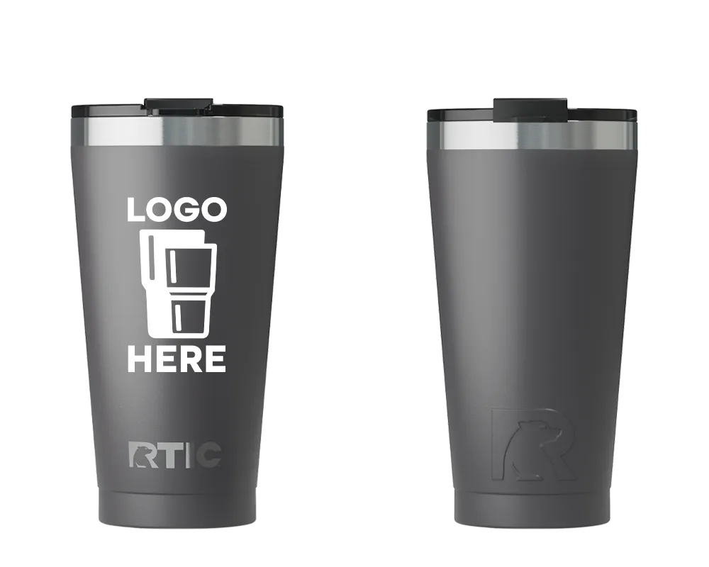 RTIC Essential Pint Tumbler Graphite Color Print