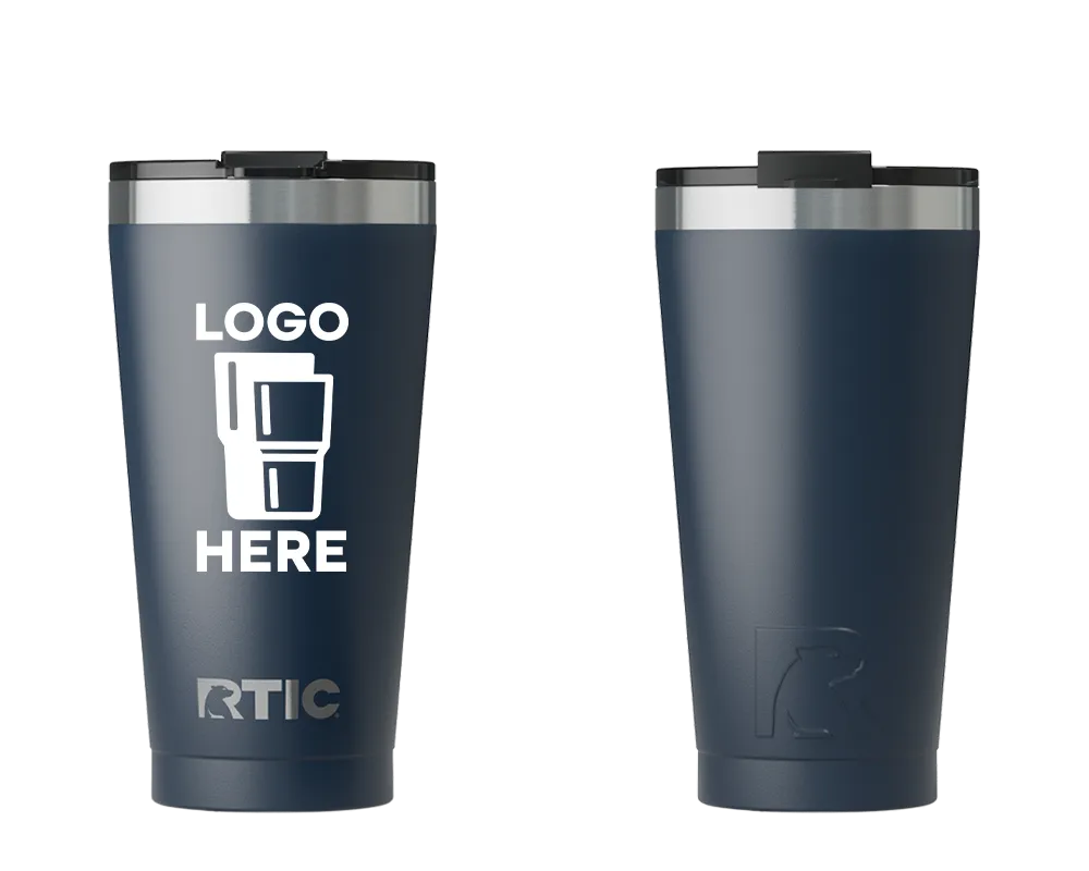 RTIC Essential Pint Tumbler Navy Color Print