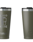 RTIC Essential Pint Tumbler Olive Laser Engrave