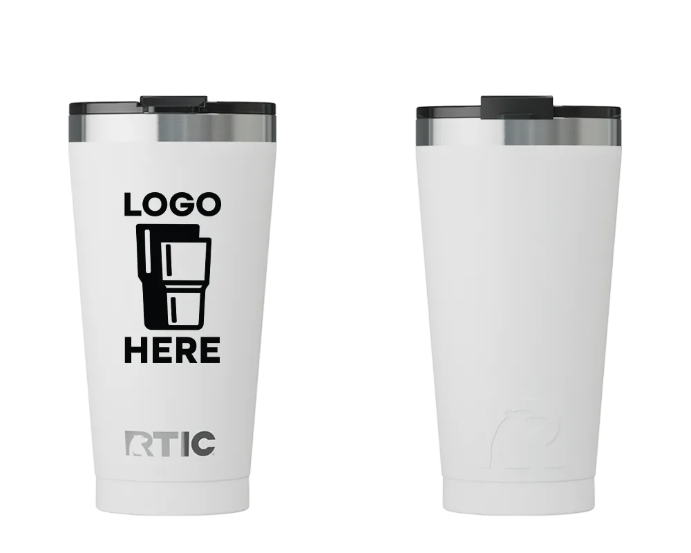 RTIC Essential Pint Tumbler White Color Print