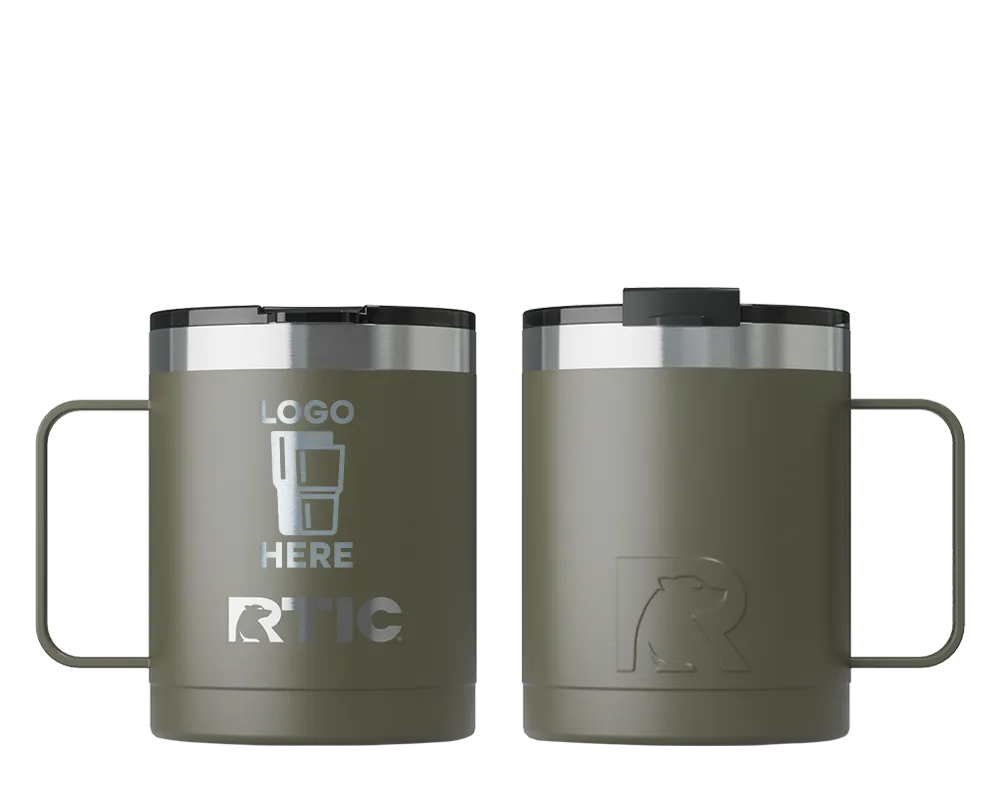 RTIC Essential Coffee Mug Olive Laser Engrave