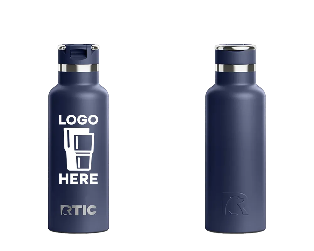 RTIC Journey Bottle Navy Color Print