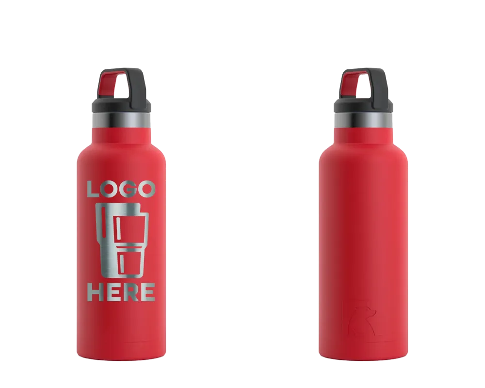 RTIC Sport Water Bottle Cardinal Red Laser Engrave