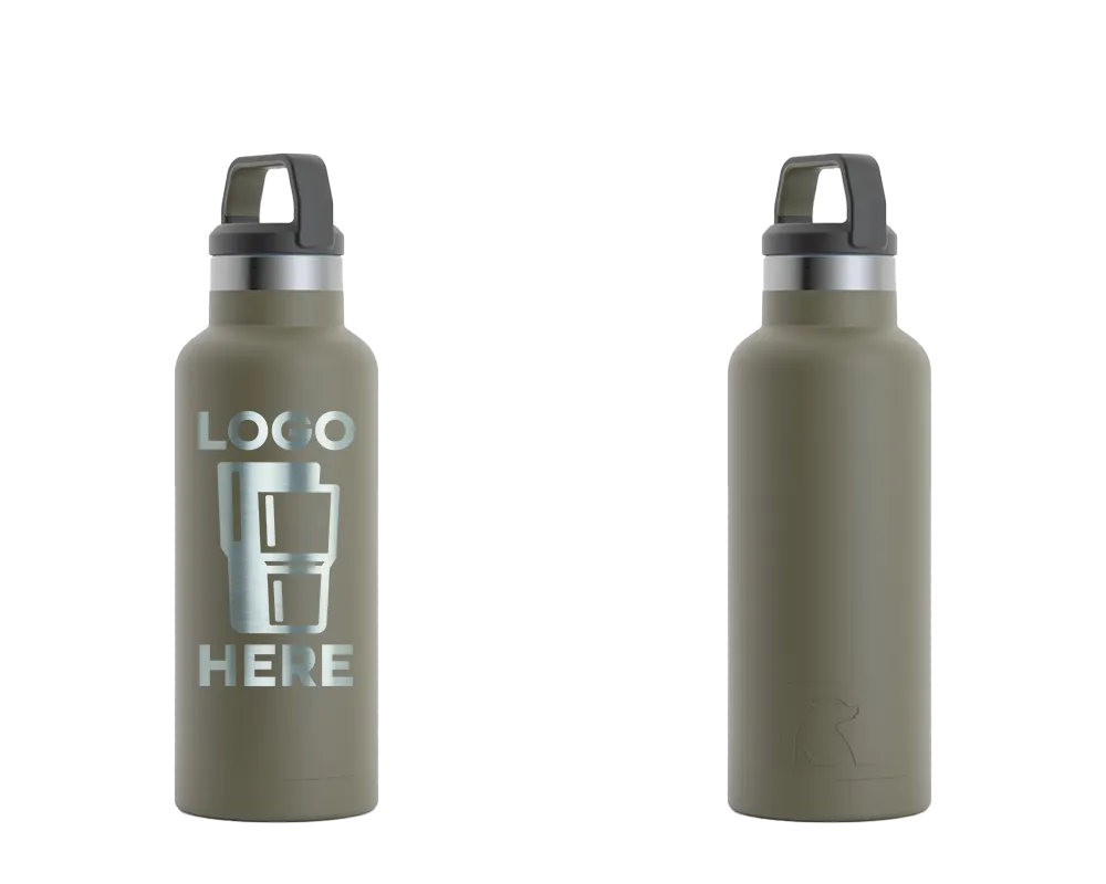 RTIC Sport Water Bottle Olive Laser Engrave