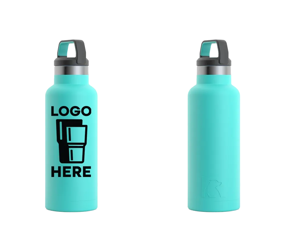 RTIC Sport Water Bottle Teal Color Print