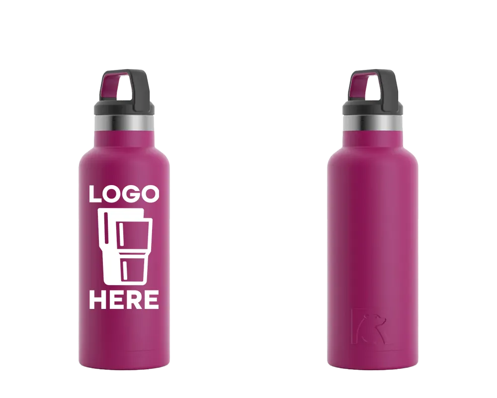 RTIC Sport Water Bottle Very Berry Color Print