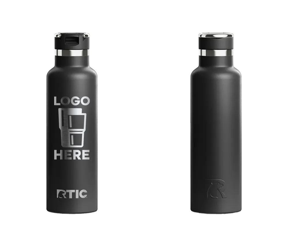 RTIC Journey Bottle Black Laser Engrave