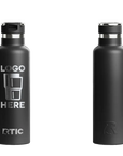 RTIC Journey Bottle Black Laser Engrave