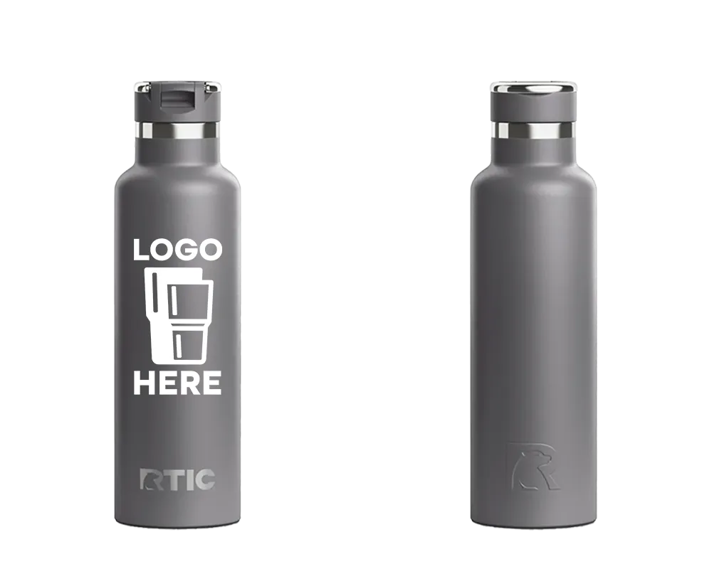 RTIC Journey Bottle Graphite Color Print