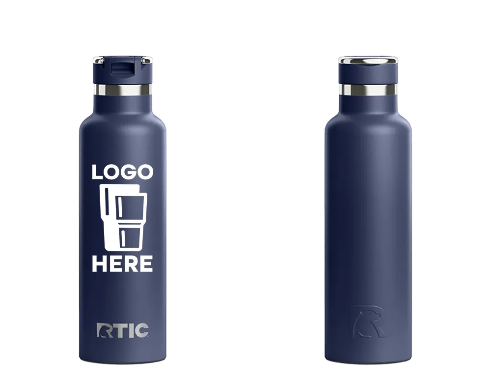 RTIC Journey Bottle Navy Color Print