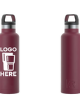 RTIC Sport Water Bottle Maroon Color Print