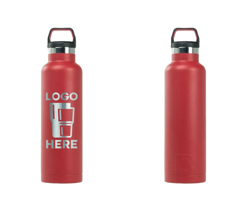 RTIC Sport Water Bottle Cardinal Red Laser Engrave