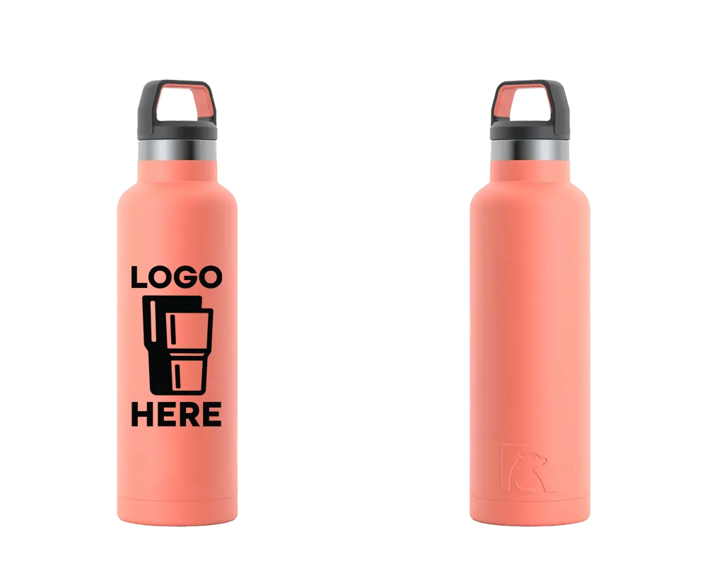 RTIC Sport Water Bottle Coral Color Print