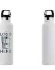RTIC Sport Water Bottle White Laser Engrave