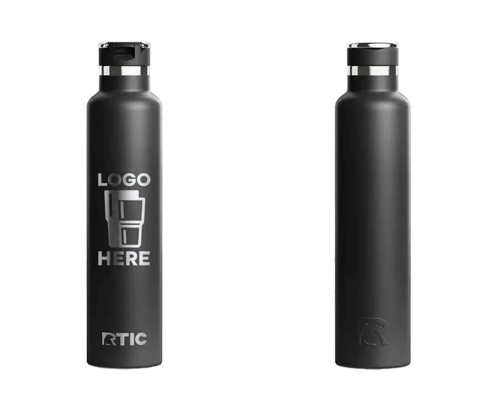 RTIC Journey Bottle Black Laser Engrave