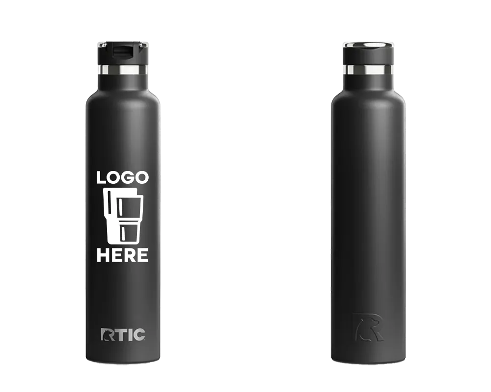 RTIC Journey Bottle Black Color Print