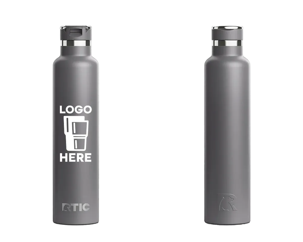 RTIC Journey Bottle Graphite Color Print