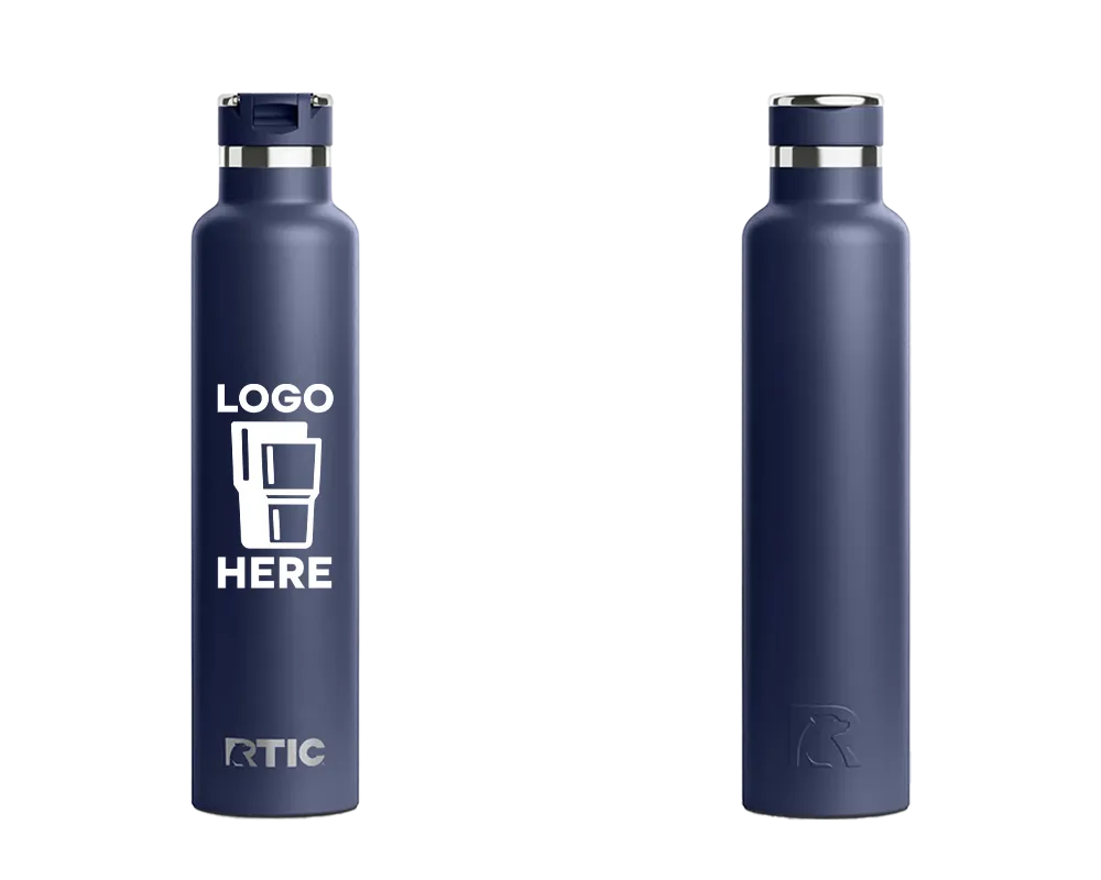 RTIC Journey Bottle Navy Color Print