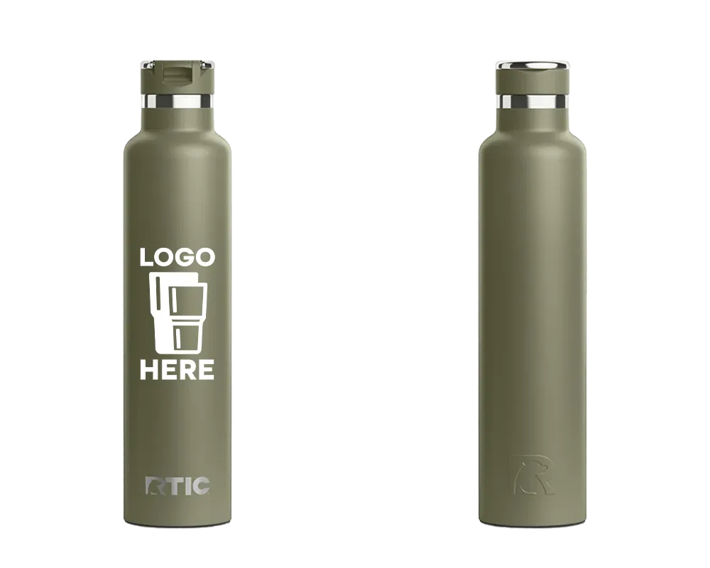 RTIC Journey Bottle Olive Color Print