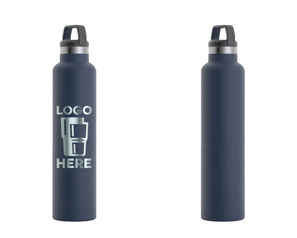 RTIC Sport Water Bottle Navy Laser Engrave