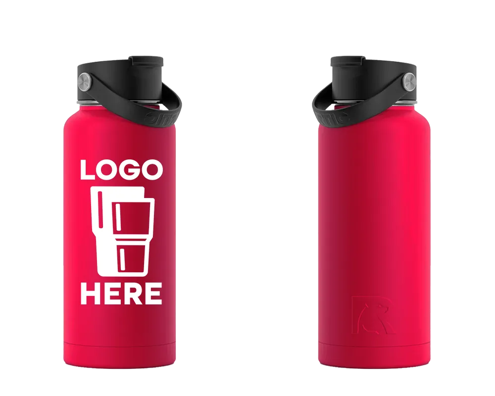 RTIC Bottle Cardinal Red Color Print