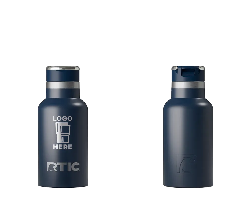 RTIC Little Journey Bottle Navy Laser Engrave