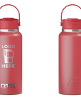 RTIC Outback Bottle Flag Red Laser Engrave