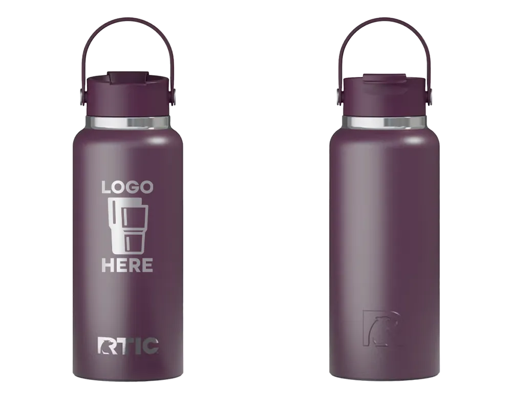 RTIC Outback Bottle Plum Laser Engrave