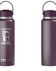 RTIC Outback Bottle Plum Laser Engrave