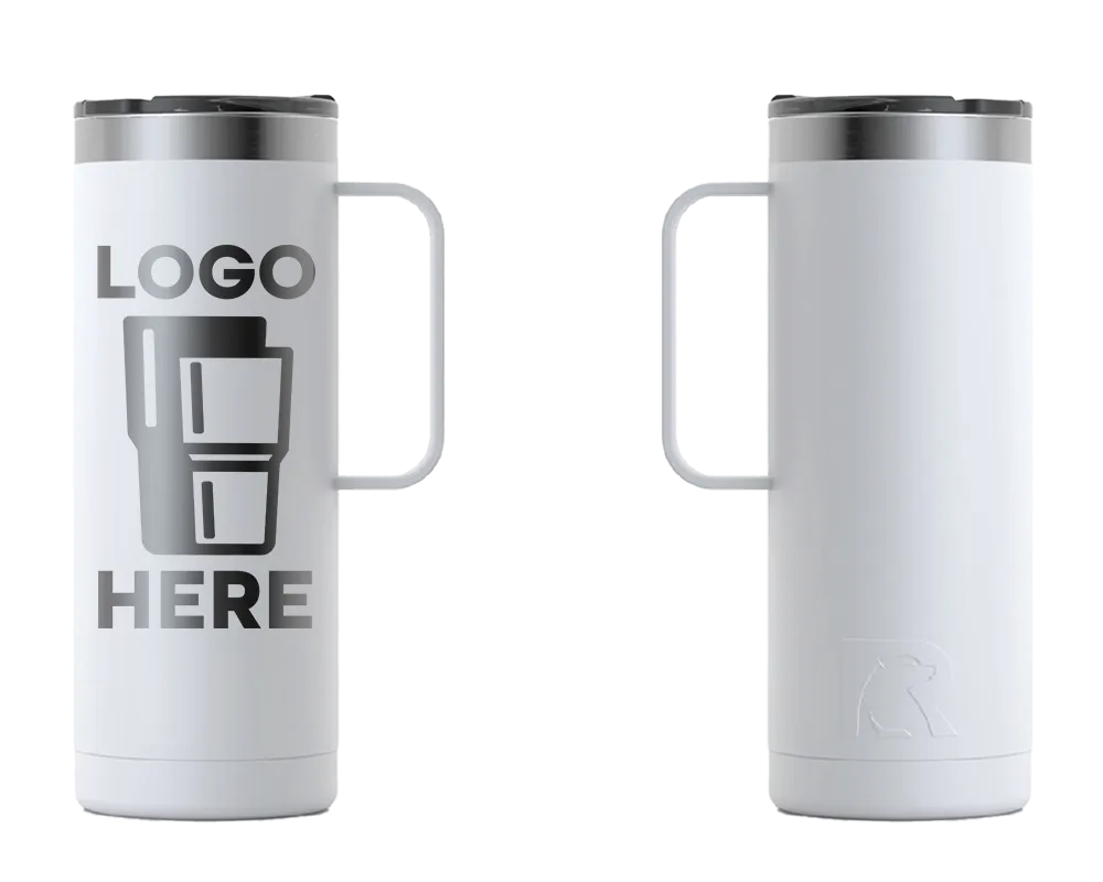 RTIC Coffee Cup Mug White Laser Engrave