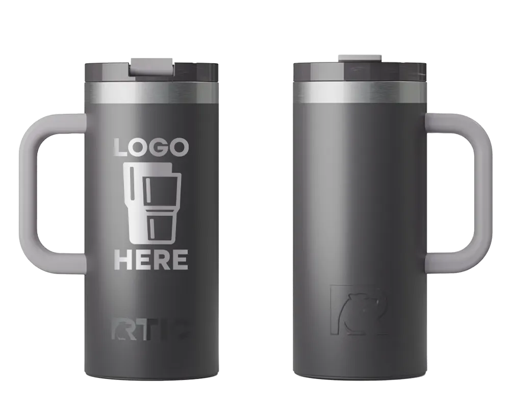 RTIC Road Trip Travel Mug Graphite Laser Engrave