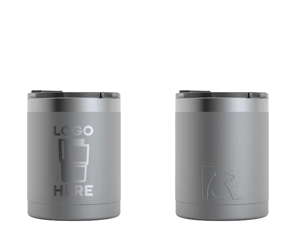 RTIC Lowball Tumbler Graphite Laser Engrave
