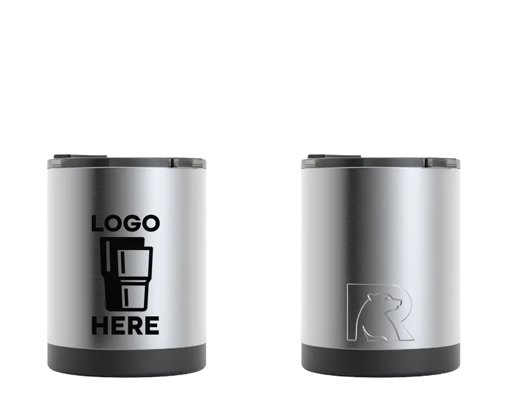 RTIC Lowball Tumbler Stainless Steel Color Print