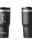 RTIC Essential Tumbler Black Laser Engrave