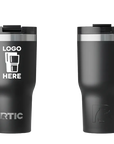 RTIC Essential Tumbler Black Color Print