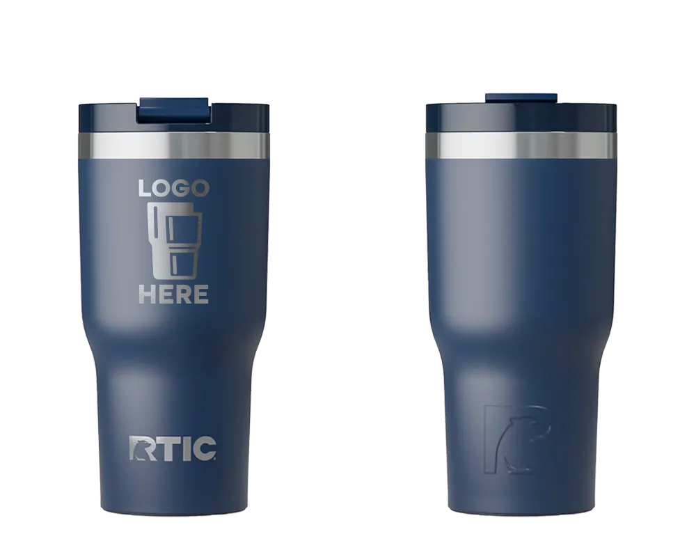 RTIC Essential Tumbler Navy Laser Engrave