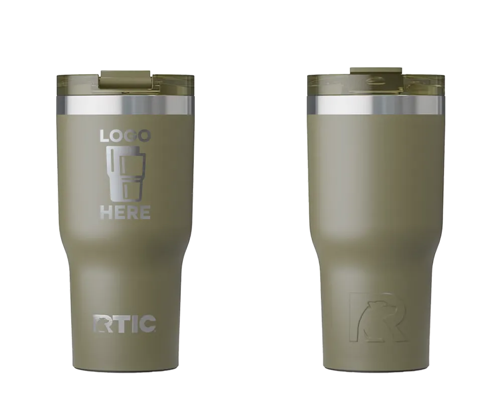 RTIC Essential Tumbler Olive Laser Engrave