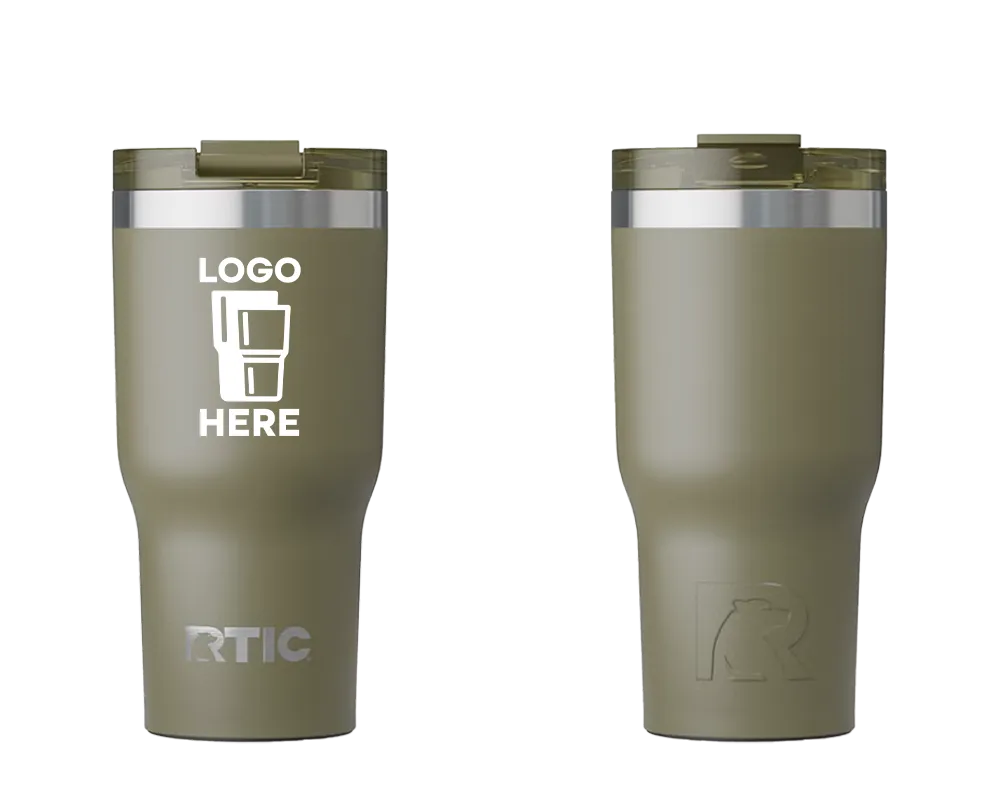 RTIC Essential Tumbler Olive Color Print