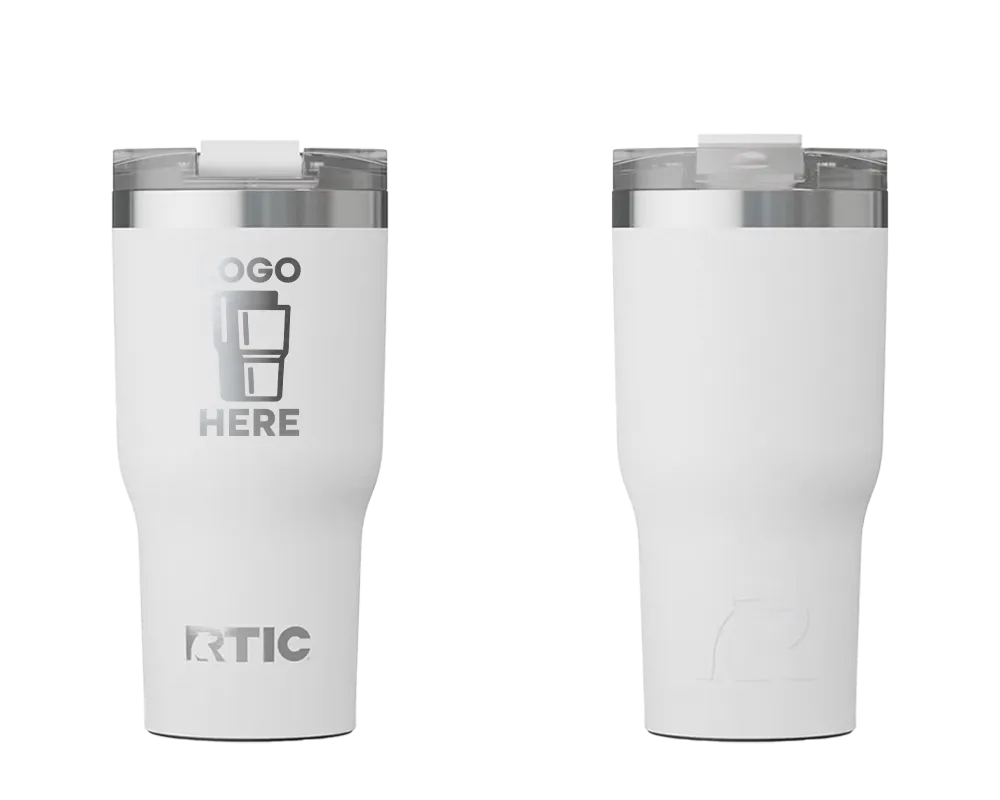 RTIC Essential Tumbler White Laser Engrave