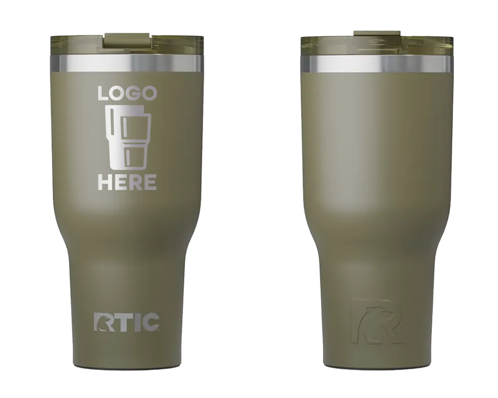 RTIC Essential Tumbler Olive Laser Engrave