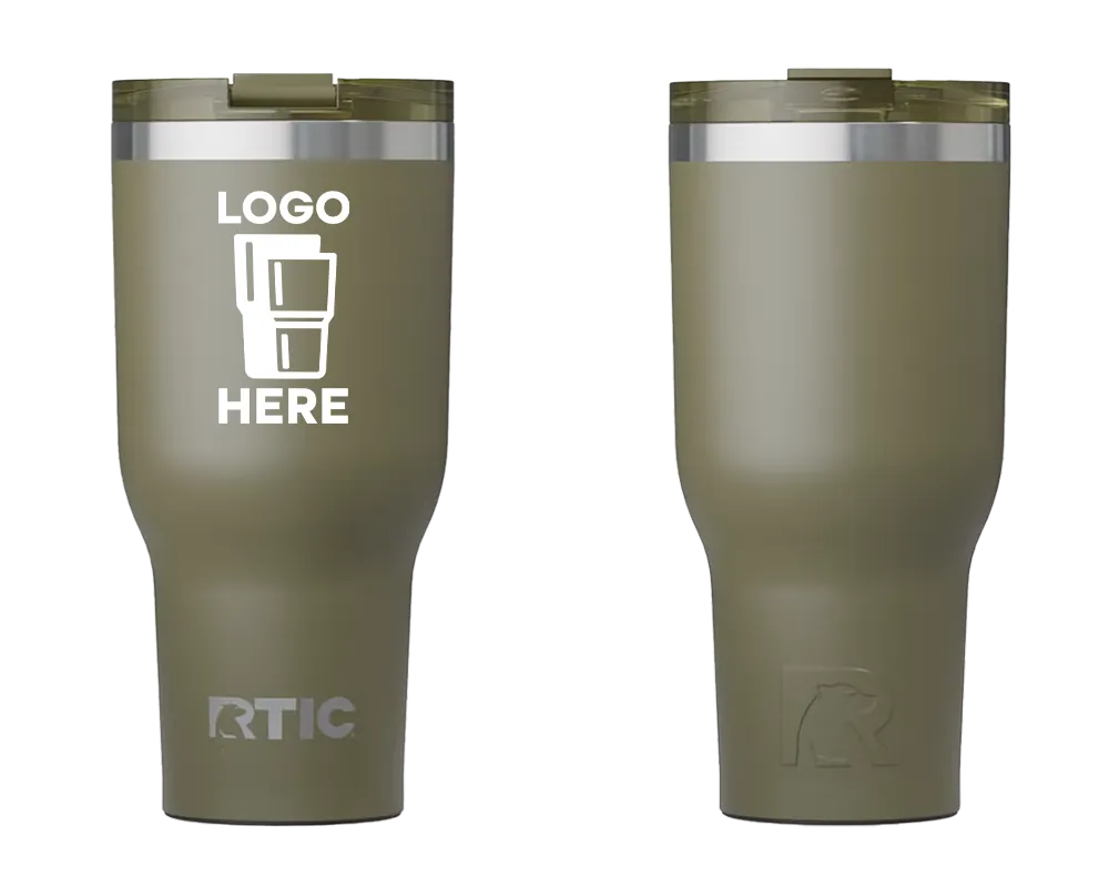 RTIC Essential Tumbler Olive Color Print