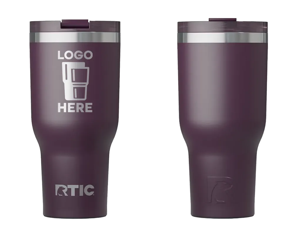 RTIC Essential Tumbler Plum Laser Engrave