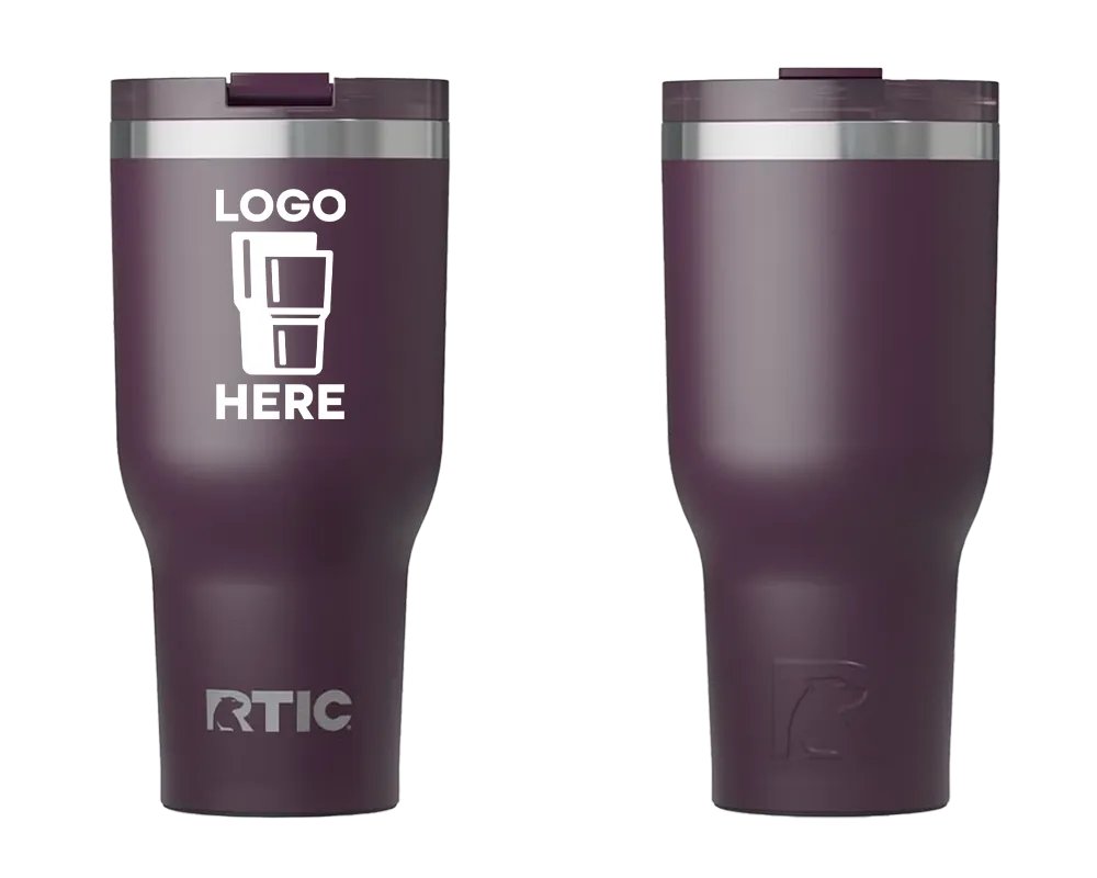 RTIC Essential Tumbler Plum Color Print