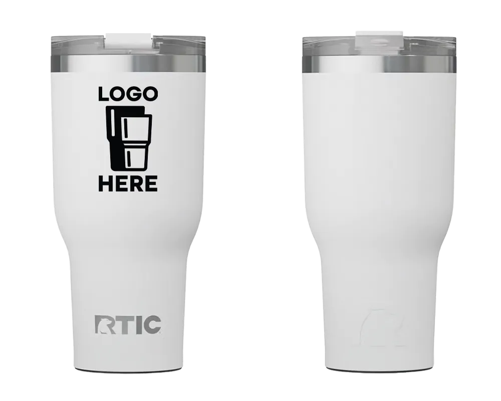 RTIC Essential Tumbler White Color Print